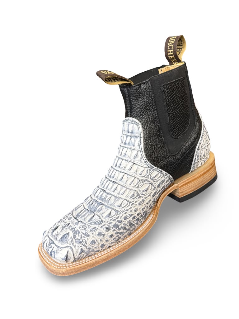 Botin Vaquero Gravado Nuca No Exotico Para Caballero