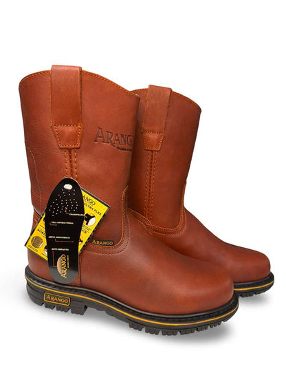 Bota De Trabajo Horma Redonda Para Caballero