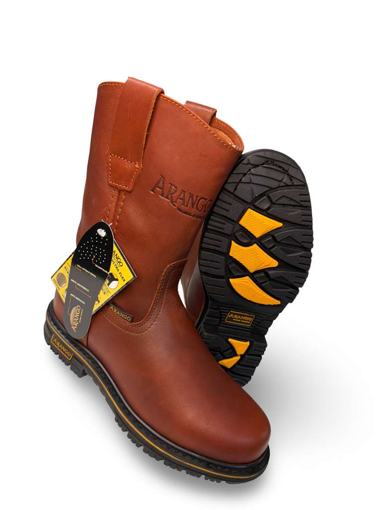 Bota De Trabajo Horma Redonda Para Caballero