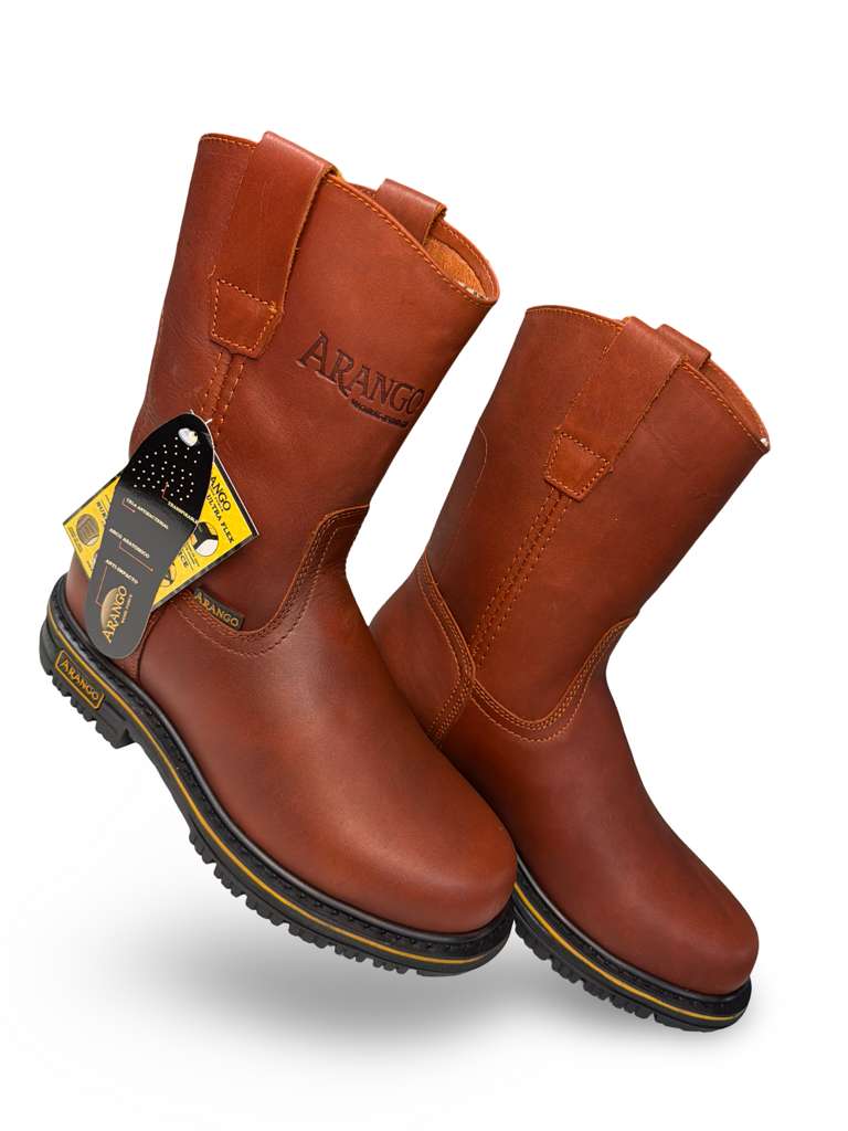 Bota De Trabajo Horma Redonda Para Caballero