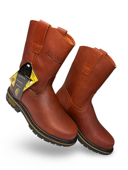 Bota De Trabajo Horma Redonda Para Caballero