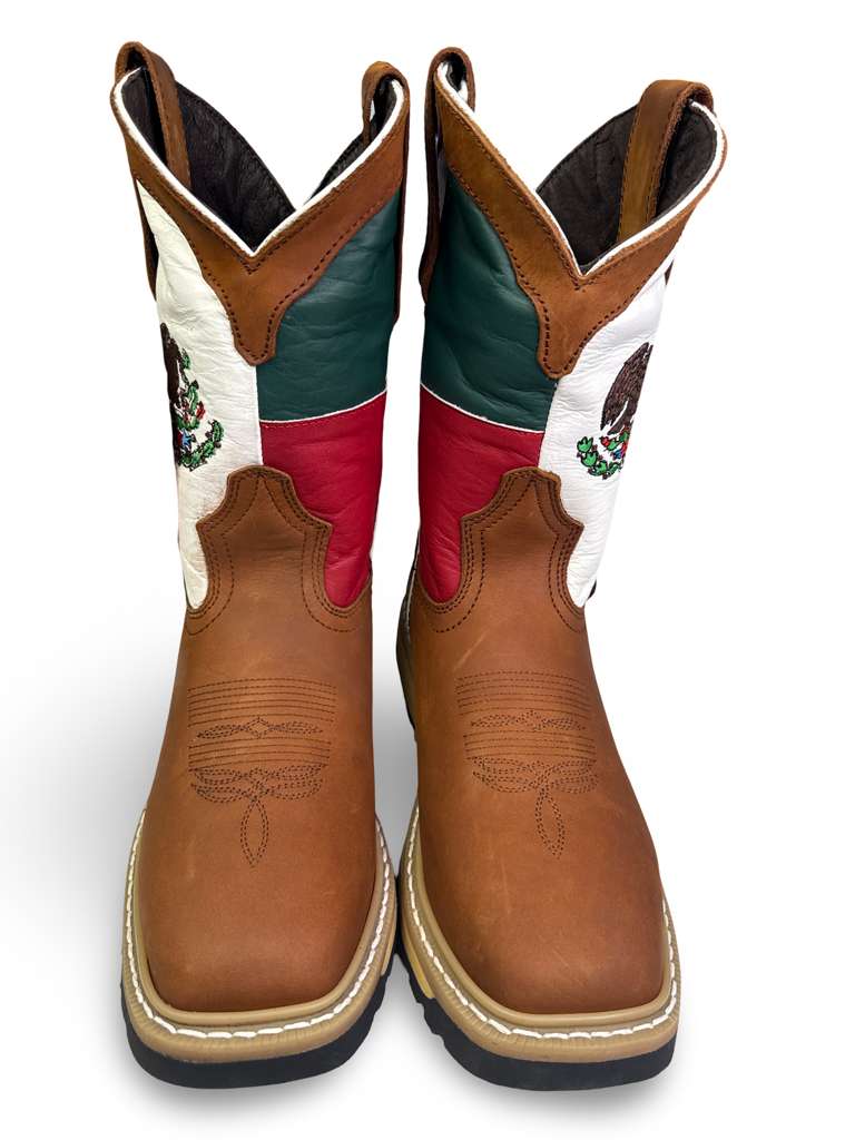 Raptor work boot bandera mexico para caballero