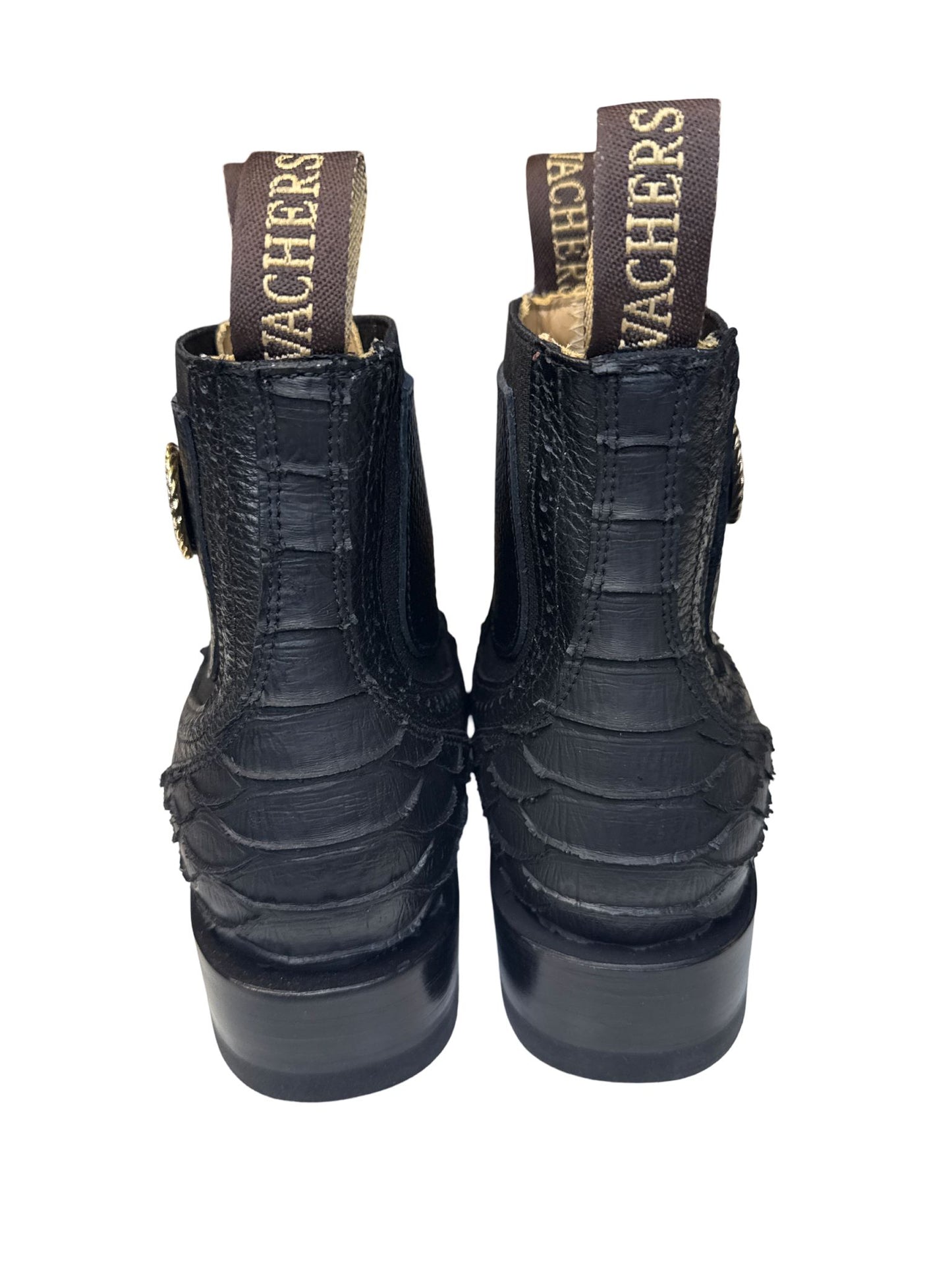 Botin Piton Escama Jumbo De Caballero Imitacion
