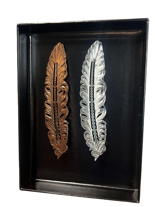 Pluma Plata Bronce