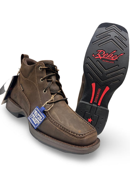 Zapato Durango De Trabajo Con Agujeta Para Caballero