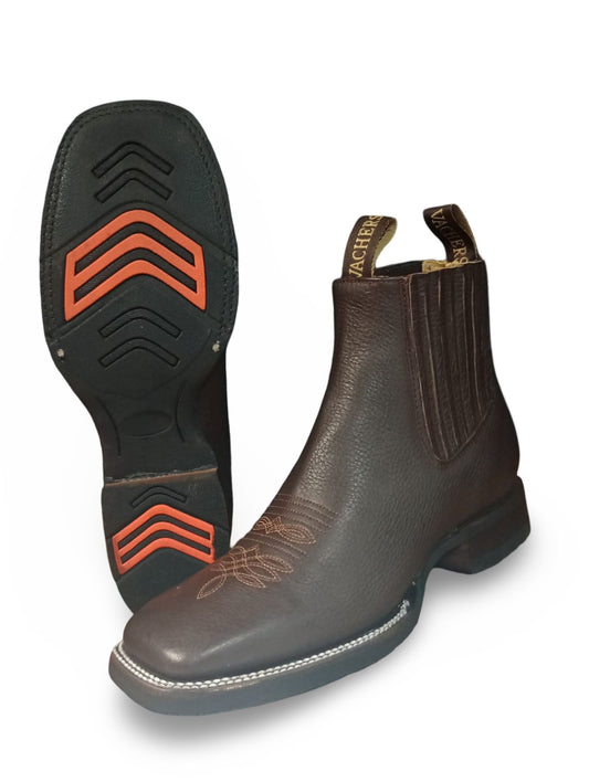 Botin Rovic Kanasas Choco Suela Hule para Caballero