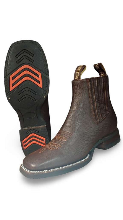 Botin Rovic Kanasas Choco Suela Hule para Caballero