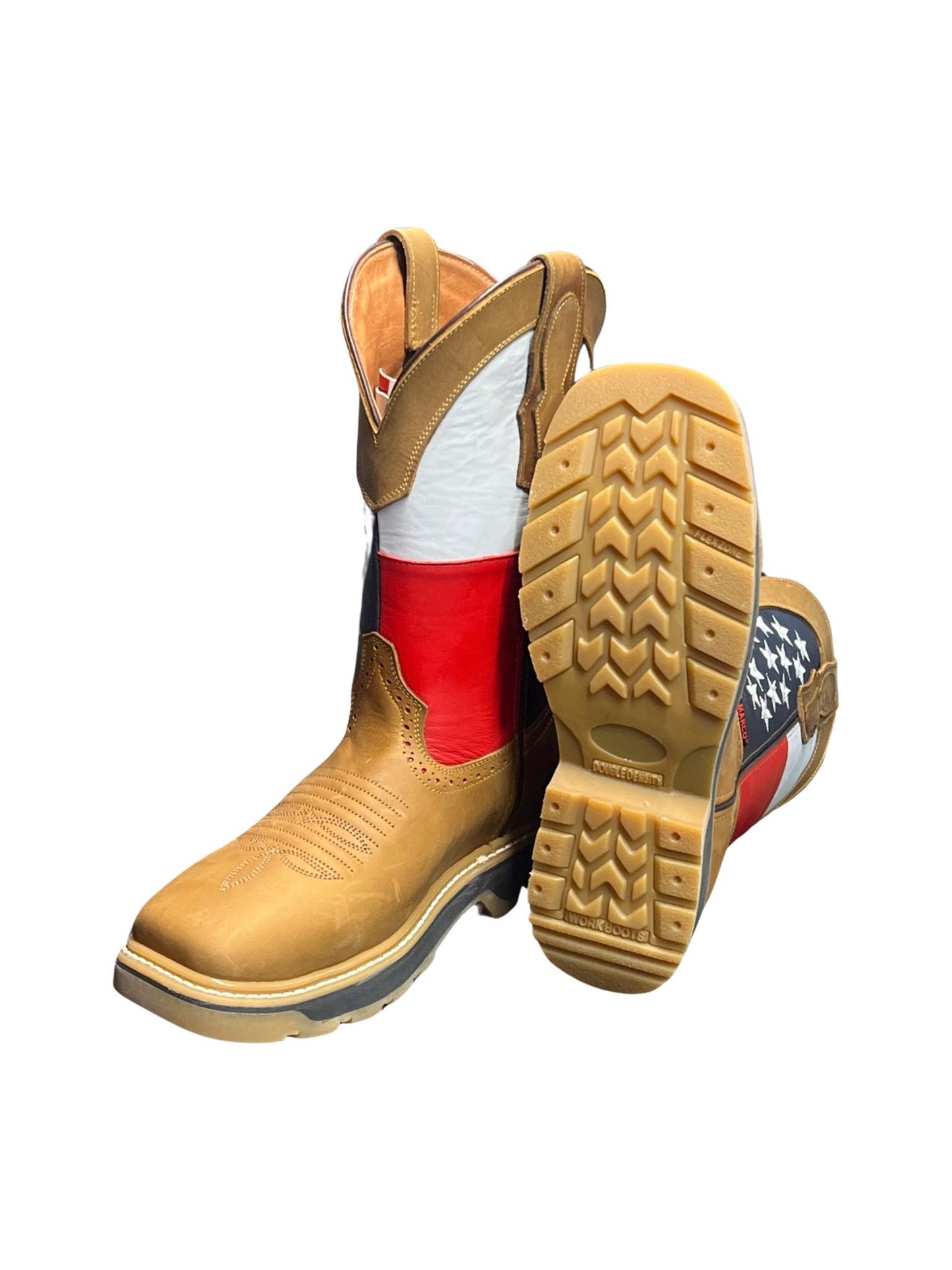 Work Boot Usa Flag No Steel